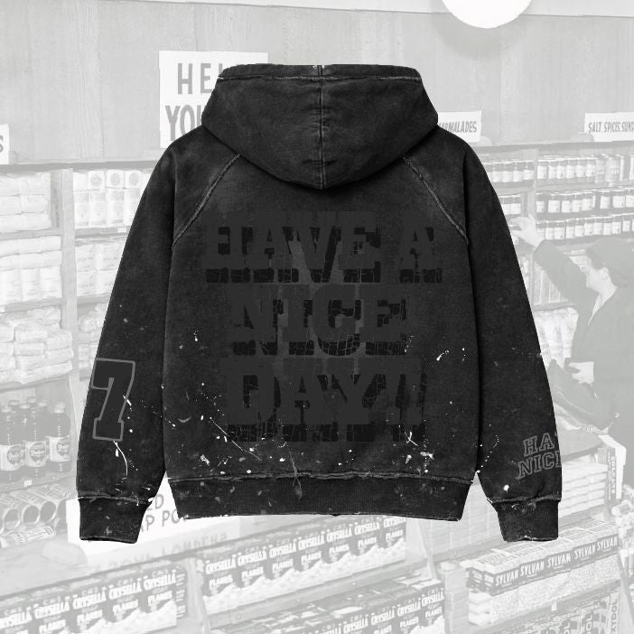 Vintage Market Oversized Hoodie - JS-4006