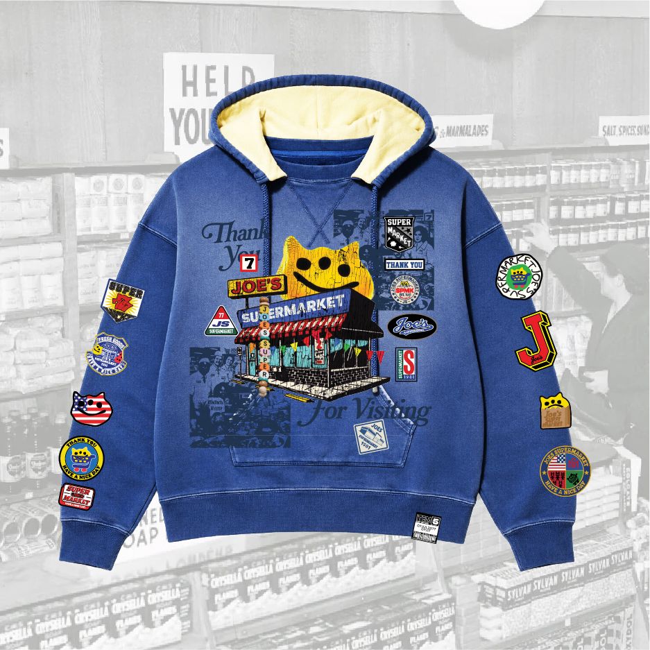 Joe's Supermarket Multi-Patch Hoodie - JS-13