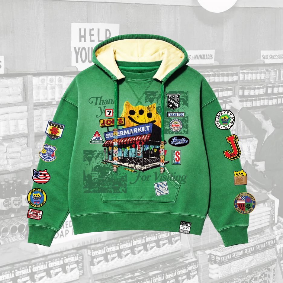 Joe's Supermarket Multi-Patch Hoodie - JS-13